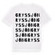 Gryssjön ordlek t-shirt