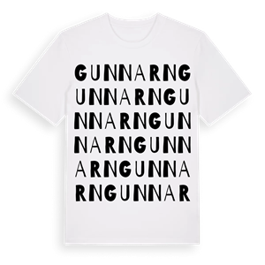 Gunnarn ordlek t-shirt – ekologisk bomull t-shirt från Pinshirt