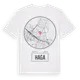 White t-shirt med Haga t-shirt