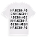 White t-shirt med Hågen ordlek t-shirt