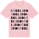 Pink Cotton t-shirt med Hägglund ordlek t-shirt