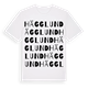 White t-shirt med Hägglund ordlek t-shirt
