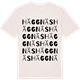 Vintage White t-shirt med Häggnäs ordlek t-shirt