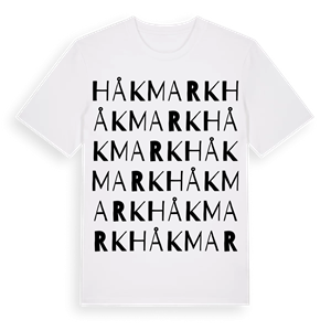 Håkmark ordlek t-shirt – ekologisk bomull t-shirt från Pinshirt