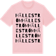 Pink Cotton t-shirt med Hälleström ordlek t-shirt