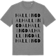 Mid Heather Gray t-shirt med Hallingdal ordlek t-shirt