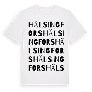 Hälsingfors ordlek t-shirt – ekologisk bomull t-shirt från Pinshirt