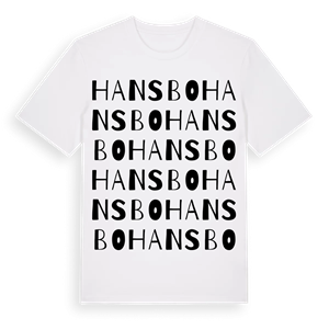 Hansbo ordlek t-shirt – ekologisk bomull t-shirt från Pinshirt
