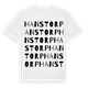 White t-shirt med Hanstorp ordlek t-shirt