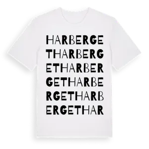Harberget ordlek t-shirt – ekologisk bomull t-shirt från Pinshirt