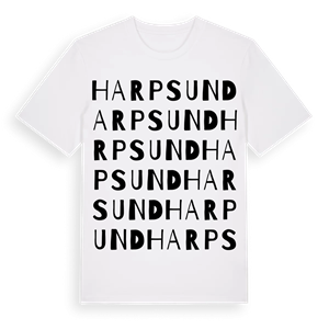 Harpsund ordlek t-shirt – ekologisk bomull t-shirt från Pinshirt