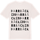 Vintage White t-shirt med Harrbäcken ordlek t-shirt