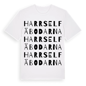 Harrselfäbodarna ordlek t-shirt – ekologisk bomull t-shirt från Pinshirt