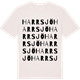 Vintage White t-shirt med Harrsjö ordlek t-shirt