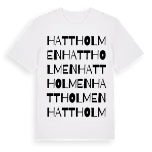 Hattholmen ordlek t-shirt – ekologisk bomull t-shirt från Pinshirt
