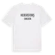 White t-shirt med Hebersfors i Sverige t-shirt