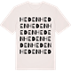 Vintage White t-shirt med Heden ordlek t-shirt