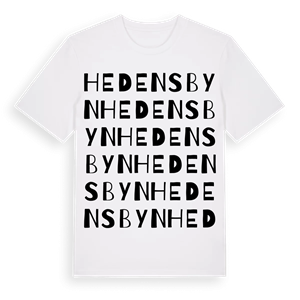 Hedensbyn ordlek t-shirt – ekologisk bomull t-shirt från Pinshirt