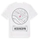 White t-shirt med Hedensbyn t-shirt