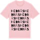 Pink Cotton t-shirt med Hednäs ordlek t-shirt