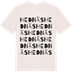 Vintage White t-shirt med Hednäs ordlek t-shirt