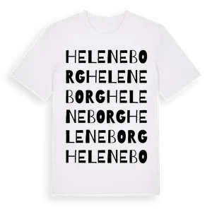 Heleneborg ordlek t-shirt – ekologisk bomull t-shirt från Pinshirt