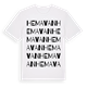 Hemavan ordlek t-shirt