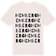 Vintage White t-shirt med Hemberg ordlek t-shirt