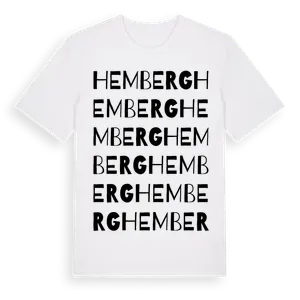Hemberg ordlek t-shirt – ekologisk bomull t-shirt från Pinshirt
