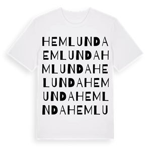 Hemlunda ordlek t-shirt – ekologisk bomull t-shirt från Pinshirt