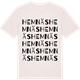 Vintage White t-shirt med Hemnäs ordlek t-shirt