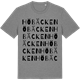 Mid Heather Gray t-shirt med Höbäcken ordlek t-shirt