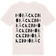 Vintage White t-shirt med Höbäcken ordlek t-shirt