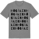 Mid Heather Gray t-shirt med Högåker ordlek t-shirt