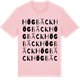 Pink Cotton t-shirt med Högbäck ordlek t-shirt