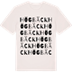 Vintage White t-shirt med Högbäck ordlek t-shirt