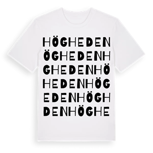 Högheden ordlek t-shirt – ekologisk bomull t-shirt från Pinshirt