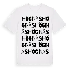 Högnäs ordlek t-shirt – ekologisk bomull t-shirt från Pinshirt