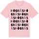 Pink Cotton t-shirt med Högnäs ordlek t-shirt