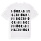 Högraningen ordlek t-shirt