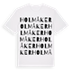 Holmåker ordlek t-shirt