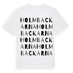 Holmbackarna ordlek t-shirt – ekologisk bomull t-shirt från Pinshirt