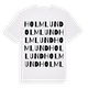 Holmlund ordlek t-shirt