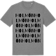 Mid Heather Gray t-shirt med Holmön ordlek t-shirt