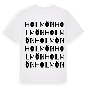 Holmön ordlek t-shirt – ekologisk bomull t-shirt från Pinshirt