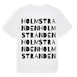 Holmstranden ordlek t-shirt – ekologisk bomull t-shirt från Pinshirt