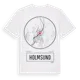 White t-shirt med Holmsund t-shirt