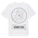 White t-shirt med Hörnefors t-shirt
