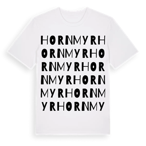 Hornmyr ordlek t-shirt – ekologisk bomull t-shirt från Pinshirt