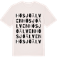 Vintage White t-shirt med Hösjöälven ordlek t-shirt